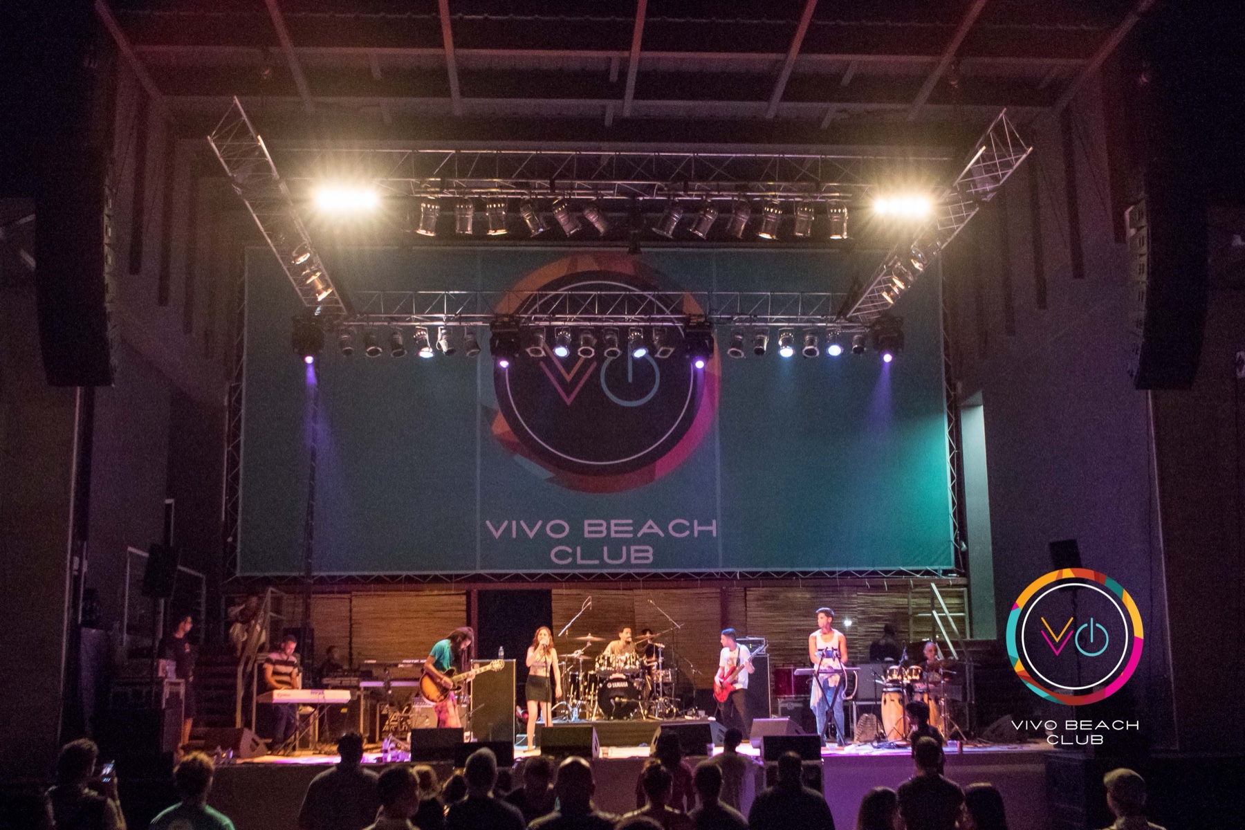 The Wailers performing on the Vivo Beach Club stage