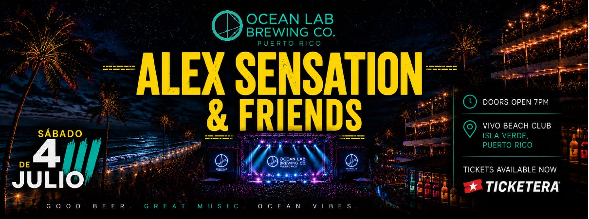 Ticketera artwork for Alex Sensation and Friends at Vivo Beach Club