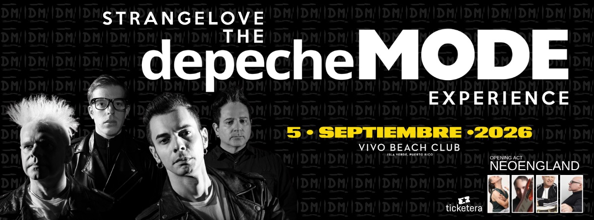 Ticketera artwork for Strangelove - The Depeche Mode Experience at Vivo Beach Club